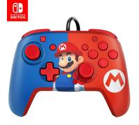 PDP Faceoff Deluxe Audio Wired Switch Controller - Mario