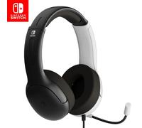 PDP Gaming LVL40 Wired Stereo Gaming Headset: Black & White - (Nintendo Switch)