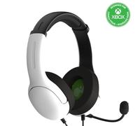 PDP Gaming LVL40 Stereo Headset with Mic for Xbox One, Series X|S - PC, iPad, Mac, Laptop Compatible - Noise Cancelling Microphone, Lightweight, Soft Comfort Headphones, 3.5 mm Jack - White