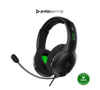 PDP Gaming LVL50 Wired Headset with Mic for Xbox One, Series X|S - PC, iPad, Mac, Laptop Compatible - Noise Cancelling Microphone, Bass Boost, Lightweight, Soft Comfort Over Ear Headphones - Black