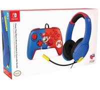PDP Mario Switch Controller and Headset Bundle One Size Multi