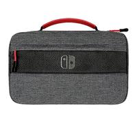 PDP Gaming Officially Licensed Switch Commuter Case - Elite edition - Semi-Hardshell Protection - Protective PU Leather - Holds 14 Games - Works with Switch OLED and Lite - Fine for Travel