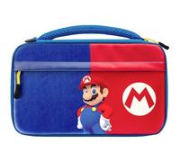 PDP Gaming Officially Licensed Switch Commuter Case - Mario - Semi-Hardshell Protection - Protective PU Leather - Holds 14 Games and Console - Works with Switch OLED and Lite - Fine for Kids / Travel