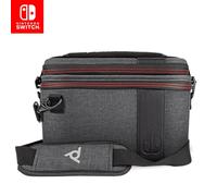 PDP Gaming Pull-N-Go Travel Case | Elite Edition | 2-in-1 with Removable Compartments: Grey - Nintendo Switch