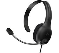 PDP LVL30 Wired Headset with Single-Sided One Ear Headphone for PC, Xbox - Mac, Tablet Compatible - Noise-Cancelling Mic - Lightweight, Cool Comfort, Fine for Gaming , School and Remote Work - Black