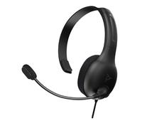 PDP LVL30 Wired Headset with Single-Sided One Ear Headphone for PlayStation, PS4, PS5 - Mac, Tablet Compatible - Noise-Cancelling Mic - Lightweight, Cool Comfort, Fine for Gaming - Black