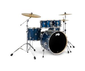 PDP Mainstage 5pc Drum Kit with Hardware Pack and Paiste Cymbals - Blue Steel