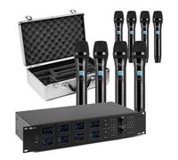 PDP PD528 UHF Wireless Microphone System - 8 Handheld Wireless Mics