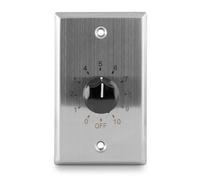 PDP PDVC100 Volume Attenuators 100W Chrome Finish - 100V Line Control