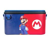 PDP Gaming Officially Licensed Switch Pull-N-Go Travel Case - Mario - Semi-Hardshell Protection - Protective PU Leather - Holds 14 Games and Controller - Works with Switch OLED and Lite