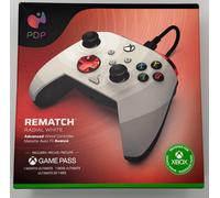 PDP Rematch Radial White Advanced Wired Controller, Cable & Box Xbox X/S/One, PC