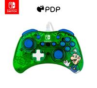 PDP Rock Candy Wired Gaming Switch Pro Controller - Official License Nintendo - OLED / Lite Compatible - Compact, Durable Travel Controller - Luigi