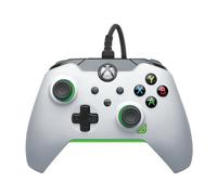 PDP Xbox Wired Controller: Neon White for Xbox Series X