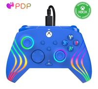 PDP Afterglow Wave Wired Xbox Controller - Blue One Size Blue