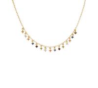 PDPAOLA 18ct Gold Plated Zirconia Necklace