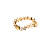 PDPAOLA April Ring 18 ct. Goldplated Silver AN01-642-52 - Woman - 925 Sterling Silver Gold/Multicoloured 52