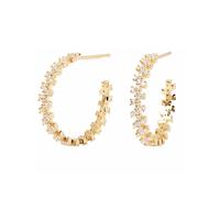 PDPAOLA Crown Earrings 18 ct. Goldplated Silver AR01-579-U - Woman - 925 Sterling Silver Gold
