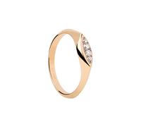 PDPAOLA Gala Stamp Ring 18 ct. Goldplated Silver AN01-A52-52 (ring) - Woman - 925 Sterling Silver Gold 52