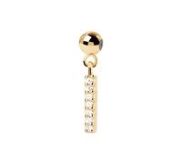 PDPAOLA Letter I Pendant Goldplated Silver CH01-058-U - Woman - 925 Sterling Silver Gold