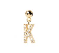 PDPAOLA Letter K Pendant 18 ct. Goldplated Silver CH01-060-U - Woman - 925 Sterling Silver Gold