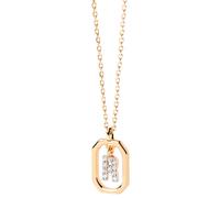 PDPAOLA Mini Letter Necklace 18 ct. Goldplated Silver CO01-529-U - Woman - 925 Sterling Silver Gold