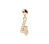 PDPAOLA Number 4 Pendant 18 ct. Goldplated Silver CH01-006-U - Woman - 925 Sterling Silver Gold