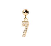 PDPAOLA Number 7 Pendant Goldplated Silver CH01-003-U - Woman - Quartz - 925 Sterling Silver Gold