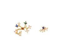 PDPAOLA Sagittarius Earrings 18 ct. Goldplated Silver AR01-412-U - Woman - 925 Sterling Silver Gold/Multicoloured