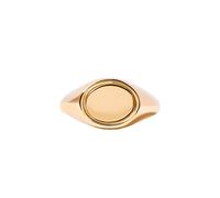 PDPAOLA Stamp Ring 18 ct. Goldplated Silver AN01-628-52 - Woman - 925 Sterling Silver Gold 52