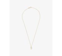 PDPAOLA Womens PDPAOLA Initial D 18ct Yellow Gold-Plated Sterling-Silver and Cubic Zirconia Pendant Necklace Gold D