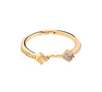 PDPAOLA Zena Ring 18 ct. Goldplated Silver AN01-652-52 - Woman - 925 Sterling Silver Gold/Multicoloured 52