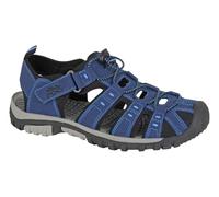 PDQ Boys Closed Toe Trail Sandals Boys Walking Sandals With Touch Fastening Navy Blue