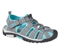 PDQ Fly L377 Toggle & Touch Fastening Sports Sandals Grey/Jade Synth.Nubuck