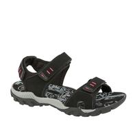 Womens Walking Sandals PDQ Open Toe Triple Strap Sports Hiking Halterback Ladies