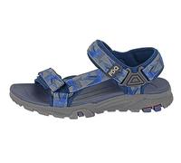 PDQ M561CF-6 Mens Dual Touch Fastening Trail Sandals Navy/Grey, size 6