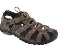 PDQ Mens Fastening Synthetic Nubuck Trail Sandals -