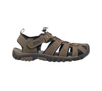 PDQ Men's Toggle & Touch Fastening Synthetic Nubuck Trail Sandals in Taupe | Size: 5 PDQ Taupe 5