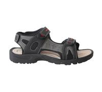 PDQ Men's Triple Touch Fastening Sports Sandals in Black | Size: 9 PDQ Black 9