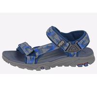 PDQ M561CF-10 Mens Dual Touch Fastening Trail Sandals Navy/Grey, size 10