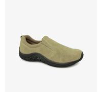 PDQ RYNO Unisex Twin Gusset Jungle Casual Suede Trainers Taupe - UK 11