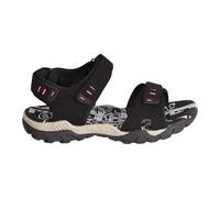 PDQ Women's Toggle & Touch Fastening Sports Sandals in Black | Size: 7 PDQ Black 7