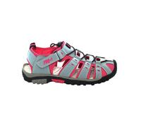 PDQ Women's Toggle & Touch Fastening Sports Sandals in Grey | Size: 4 PDQ Grey 4