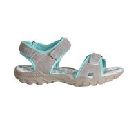 PDQ Women's Toggle & Touch Fastening Sports Sandals in Mid Grey | Size: 8 PDQ Mid Grey 8