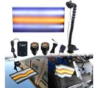 PDR Light, Paintless Dent Repair Tools, Car Dent Repair Light Tools Car Dent Reflector LED Stripe Line Board, Paintless Dent Repair Hail Removal Automotive Body Lamp Kit with Battery