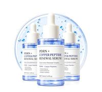 PDRN Blue Copper Peptide Serum, Anti-Aging Face Serum for Firming Skin，3pc | Reducing Fine Lines, Fast-Absorb Non-stick, Boost Elasticity for Radiant Plump Skin, Watery Essence for Daily Facial Care
