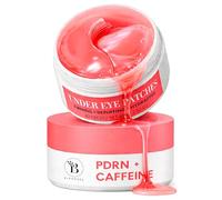 PDRN, Caffeine & Collagen Under Eye Gel Patches, Under Eye Patches for Puffy Eyes & Dark Circles, Brightening & Hydration, Bridesmaid Gift (30 Pairs, 60 Pieces)
