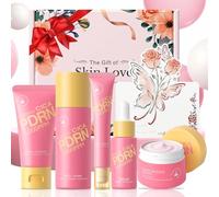 PDRN CICA Skincare Set, 5Pcs Face Care Kits With Ceramide & Peptides for Recovery & Anti-Ageing, Christmas Birthday Gift for Women Teenage Girls Friend Wife, TSA-Friendly Travel Sized