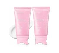 PDRN Collagen Gua Sha Neck Wrinkle Cream, Built-In Gua Sha Massager with Volufiline 5%, Firming & Contour Care for the Look of Fine Lines, Jawline, Neck & Décolleté, Korean Skincare (2pcs)