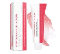 PDRN Collagen Jelly Cream, Skin Tightening and Hydrating Facial Moisturiser, 50 ml, Pink Glow Formula for Plump Glass Skin,Lightweight Non-Greasy Cream