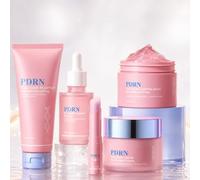 PDRN & Collagen Skincare Gift Set, Anti Aging 5-Step Routine Kit for Women | Firming Face Serum, Gentle Cleanser, Overnight Mask, Moisture Cream & Eye Stick Balm | Smooth Fine Lines & Boost Elasticity